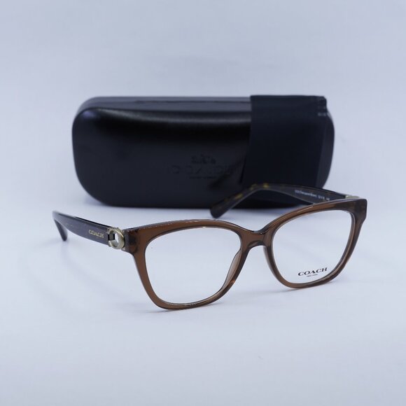 Final Price! Coach HC6120 5035 Brown Eyeglasses 52mm - Picture 1 of 11